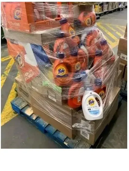 Tide liquid laundry detergent pallets, General Merchandise, Overstock, Wholesale Inventory