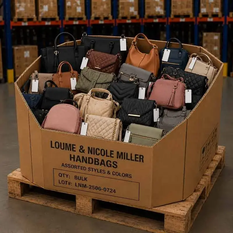 Designer Handbags – Loume & Nicole Miller, New Condition, Bulk Resale Lot